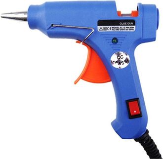 OEM Pistola De Cola - 65 W - Para Bricolaje Y Manualidades - Compatible Con Barras De Cola De 7 Mm - Con Soporte Metalico Y Indicador Led