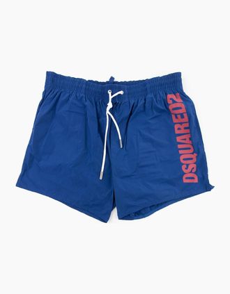 Dsquared2 Mens Dsquared2 Dsquared Side Leg Short Blue/red - Blue/Multi - Size: 37/36/32