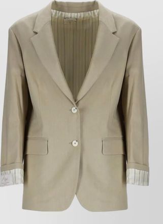 Alysi linen blend blazer
