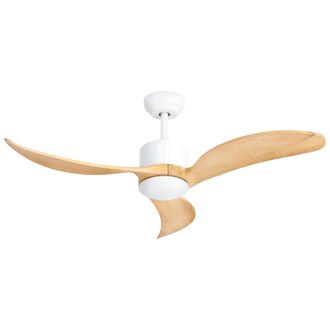 Forlight Forlight - Ventilador De Techo Cero, 6 Velocidades, Mando A Distancia Incluido, Blanco, Funci&oacute;n Verano/invierno