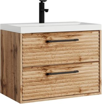 Badplaats Mobili da bagno Etna 60 cm 01 Lavabo - Rovere - Mobile contenitore