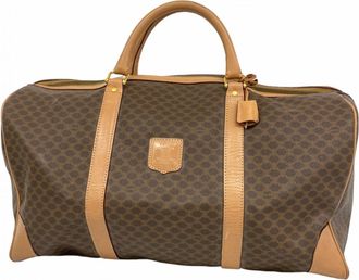 Celine Brown Pvc Boston Bag (Pre-Owned)