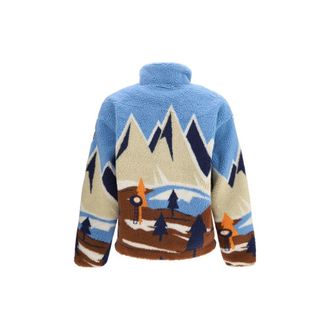 Napapijri Recycled Polyester Fleece Jacket - Blue