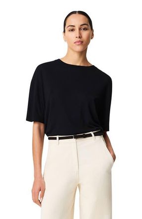 Another Tomorrow Boy Tee in Black at Nordstrom, Size X-Small It