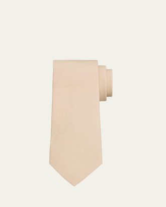 Ralph Lauren Purple Label Mens Silk-Linen Tie