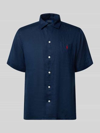 Polo Ralph Lauren Regular Fit Freizeithemd aus reinem Leinen in Marine, Gr&ouml;&szlig;e XXL