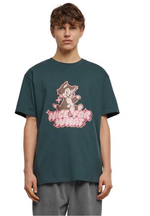 Mister Tee MT Upscale Mens Mt3013-nice for What Heavy Oversize Tee T-Shirt, Bottle Green, L