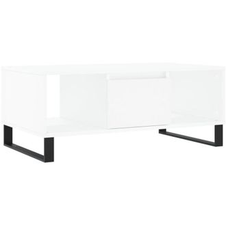 vidaXL Coffee Table White 90x50x36.5 cm Engineered Wood Vidaxl