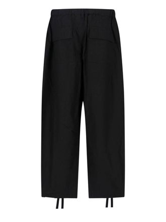 sacai Mens Trousers Black Cotton