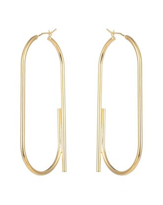 Eyecandy LA Eye Candy La Luxe Collection Madeyn Oval Loop Earrings