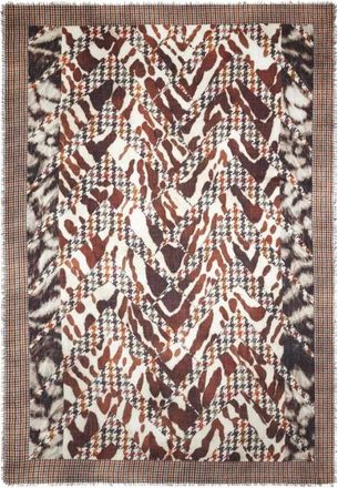 Pierre-Louis Mascia Winter Scarves, female, Brown, Size: ONE SIZE Euclide Shawl
