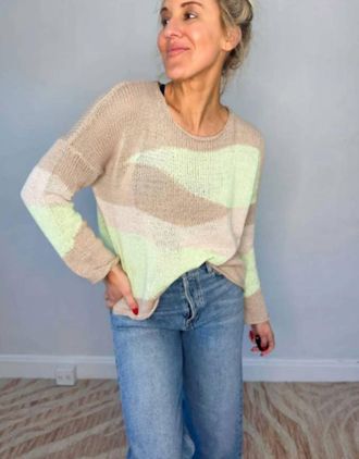 Wooden Ships Oasis Crewneck Sweater In Mojito