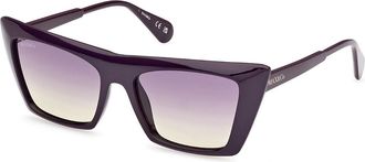 Max & Co. MO0122 81Z Womens Sunglasses Purple Size 54