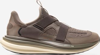 Cole Haan Mens Øriginal Grand Quadstar Monk Strap Running Sneakers - Brown Size 10.5