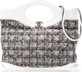 Chanel Pre-owned 31 Shopping Bag - Dames - Vintage Shopper - Grijs - ONE Size - Leer - Vintage
