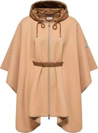Moncler Belted Hooded Cape