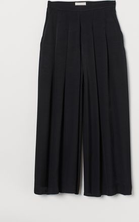 H&M Weite Hose - Schwarz