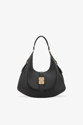 Ganni Black Large Kat Bag