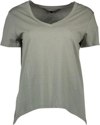 Silvian Heach Cotton T-Shirt - Dames - T-shirts - Groen - XS - Katoen - Tops