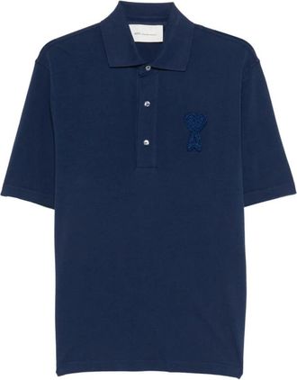 Ami T-shirts en Polos Blauw - Dames - Polos - Blauw - M - Tops