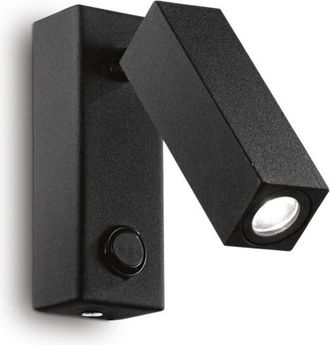 Ideal Lux Page - Lámparas de lectura led 1 luz Negra - Ideal Lux