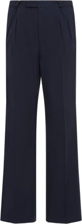 Prada Broeken, Heren, Blauw, M, Katoen, Blauwe Broek Verhoog Stijl Ss 25