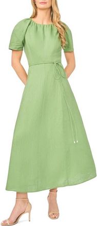 Ted Baker Allison Raglan Sleeve Linen Maxi Dress in Stone Green at Nordstrom, Size X-Large