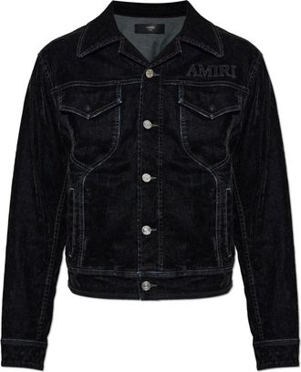 Amiri Heren, Jassen, Zwart, Maat: 2XL Denim