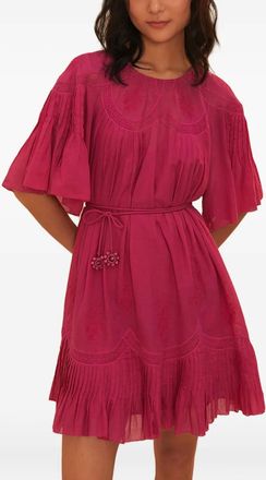 Farm Rio Abito midi plissettato - Rosa