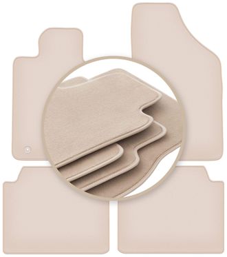 OEM Alfombrillas Premium Beige Para: Renault Safrane Liftback 1992-2000