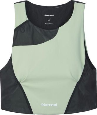 NNormal Trail Crop Top 02 Top f&uuml;r Damen | gr&uuml;n