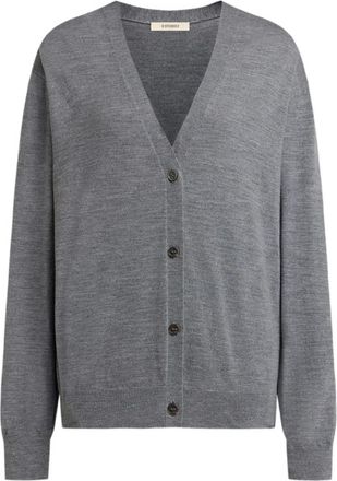 12 Storeez Vest met V-hals - Grijs