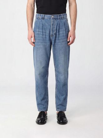 Brunello Cucinelli Jeans straight fit in denim di cotone a cinque tasche