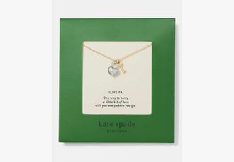 Kate Spade New York Love Ya Carded Pendant