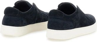 Hogan Blue Suede Slip-On Sneaker - Blue
