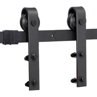 Yaheetech Yaheetech - 200 Cm Kit De Accesorios De Puertas Herraje Para Puertas Corredera Carril Para Puerta Deslizante