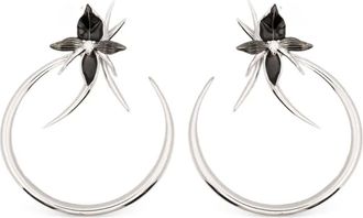 Shaun Leane diamond hoop earrings - Silver