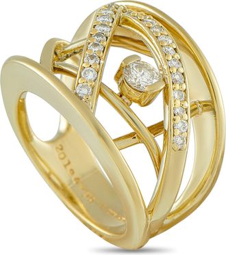 Jose Hess 18K Yellow Gold 0.64ct Diamond Ring JH10-102825