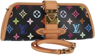 Louis Vuitton Pre-owned Monogram Multicolor Schoudertas - Dames - Vintage Clutch - Veelkleurig - ONE Size - Leer - Vintage