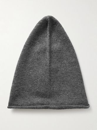 The Elder Statesman Berretto In Cashmere Stacked - Grigio