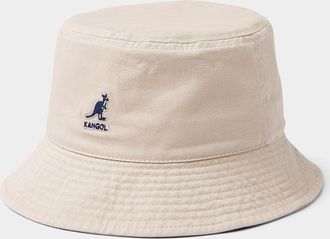 Kangol Womens Embroidered-logo colourful bucket hat