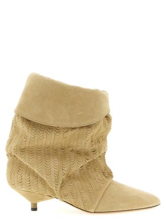 Isabel Marant Beige Ankle Boots