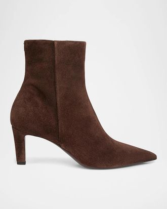 Jimmy Choo London Frankie 65MM Velvet Suede Ankle Boots
