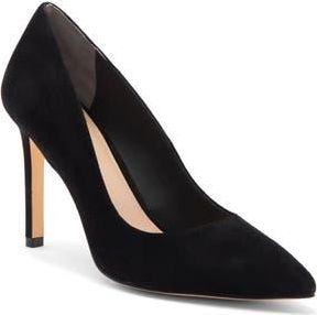 Stuart Weitzman Leigh 95 Pointed Toe Pump in Black at Nordstrom Rack, Size 6.5
