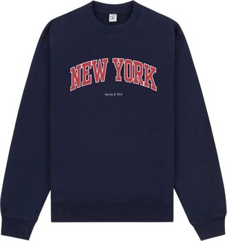 Sporty & Rich Mujer, Sudaderas, Azul, Talla: M