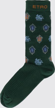 Etro Calzini da bambino in misto cotone con motivo Paisley e logo Pegaso