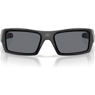 Oakley 60mm Gascan Rectangle Sunglasses in Black Ink /Grey at Nordstrom