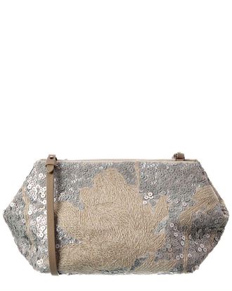 Brunello Cucinelli Linen Shoulder Bag