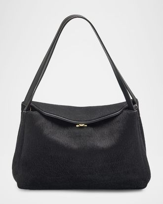 Themoir&egrave; Eudora Vegan Pony Hair Shoulder Bag