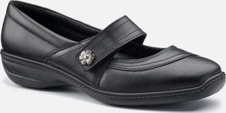 Hotter Womens Charity Womens Mary Jane Shoes - Black - Size: 6.5